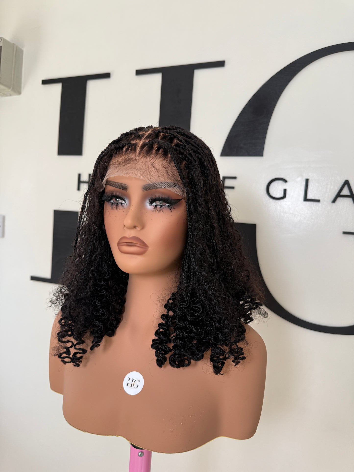 Black Boho braid wig