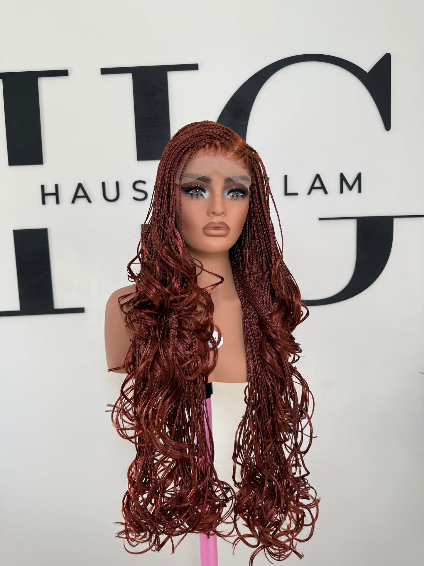 Layered Cajun French curl wig