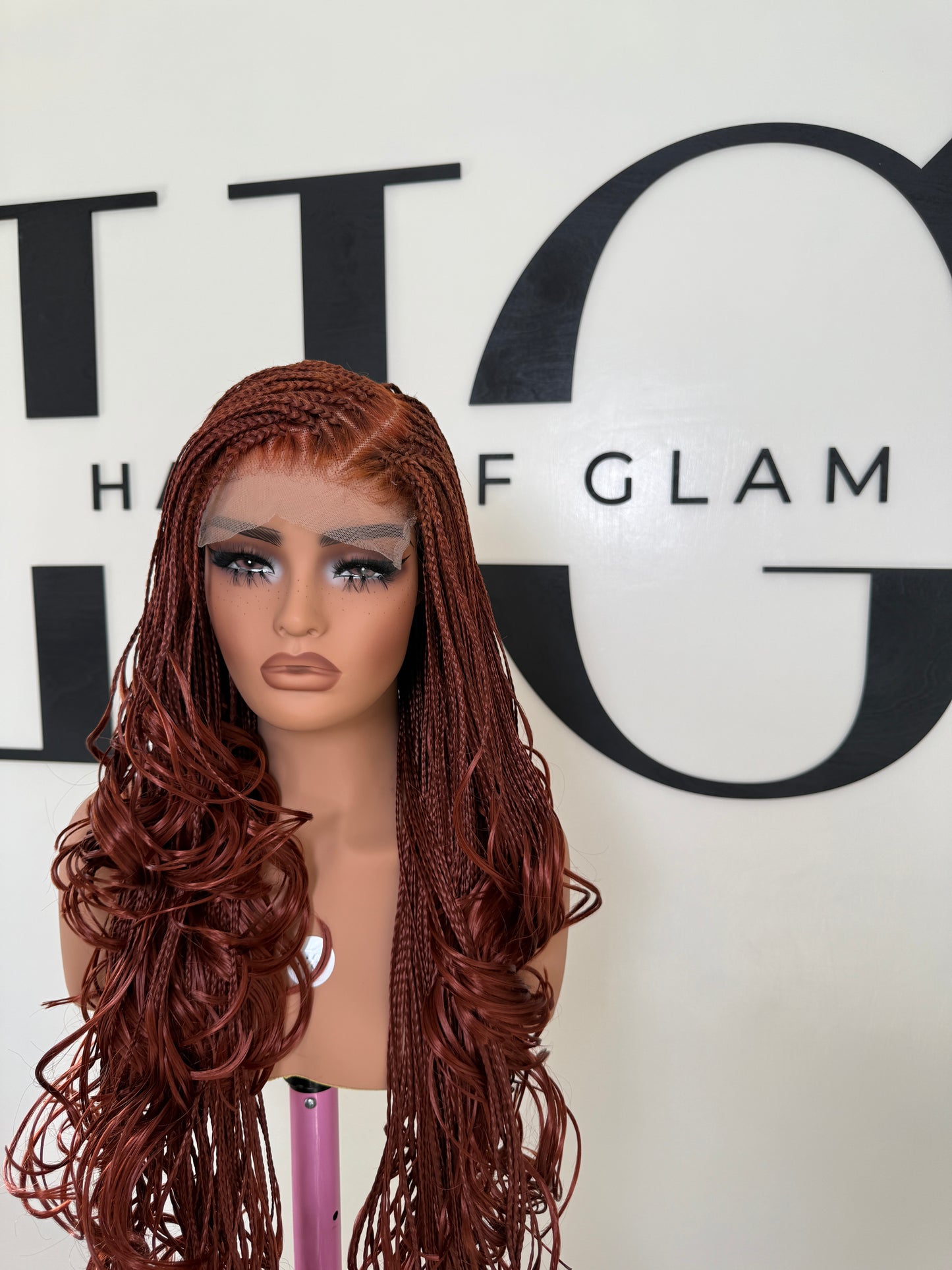 Layered Cajun French curl wig