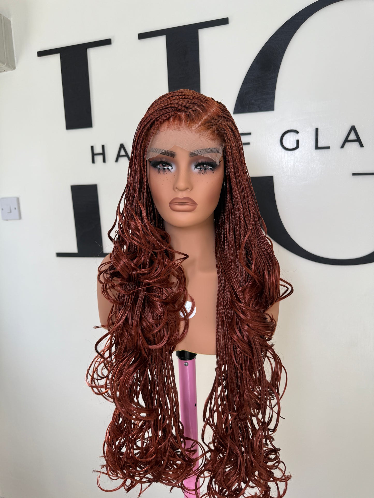 Layered Cajun French curl wig