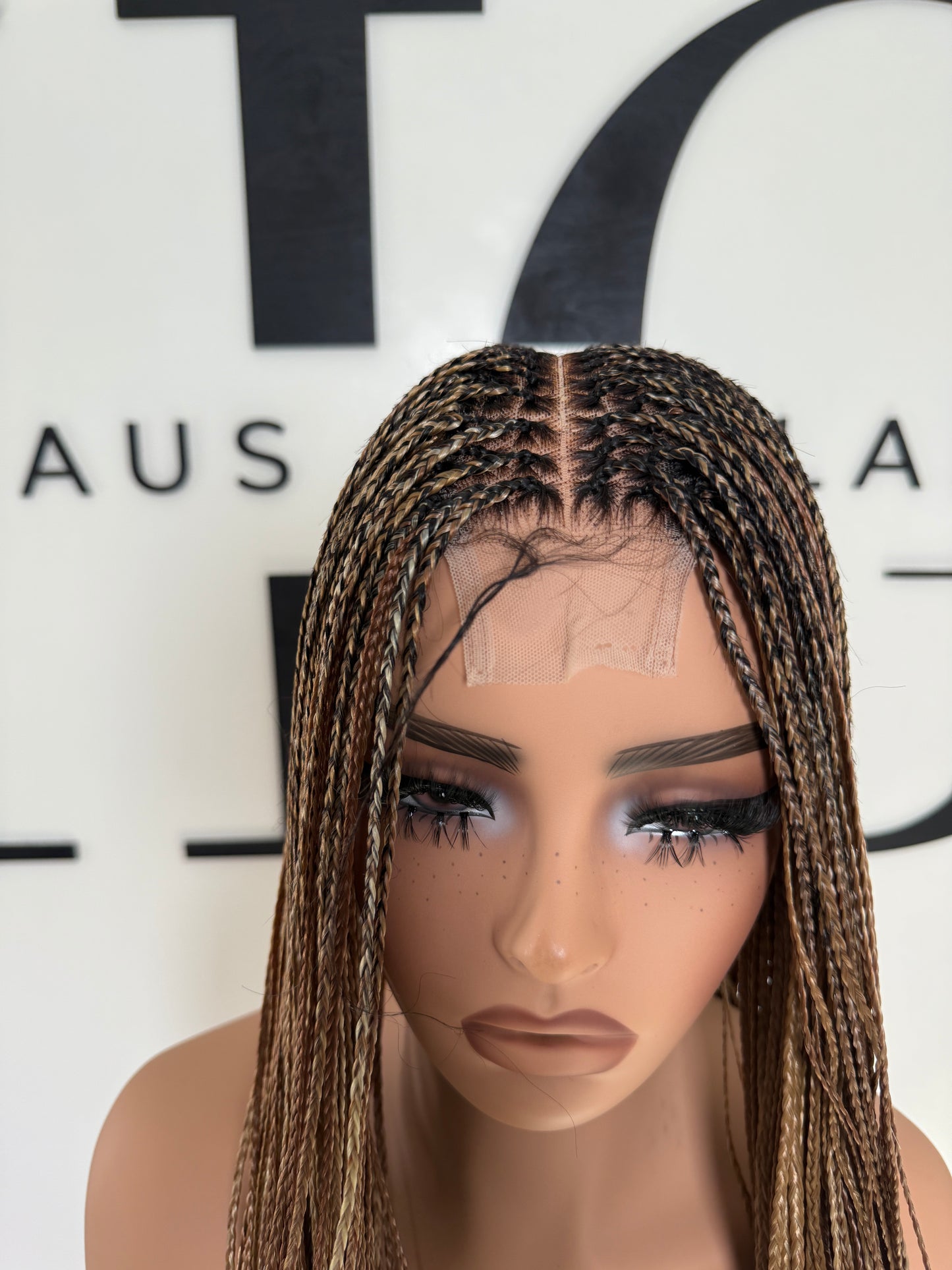 Blonde French curl Wig