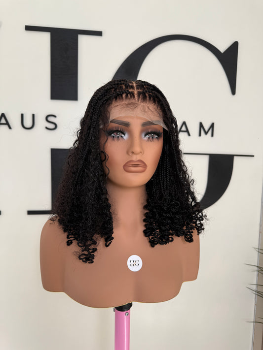 Black Boho braid wig